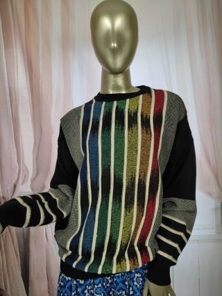 Vintage Cosby Coogi 90s Style Sweater Jumper Pullover Size Medium