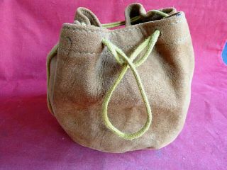 A Very Good Vintage Soft Leather Fishing Reel Pokey Bag/case