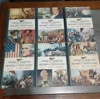 American Heritage History Of The United States Books Volumes 1 - 6 Fawcett 1971