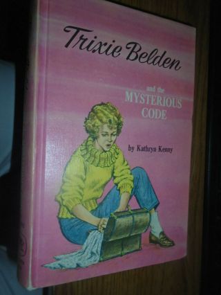 Trixie Belden And The Mysterious Code 7 Hardcover Golden Press Deluxe