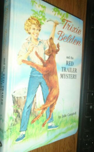 Trixie Belden Hardcover Book Whitman Deluxe -.  2 The Red Trailer Mystery