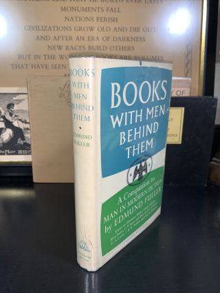 Books With Men Behind Them By Edmund Fuller 1962 1st Hc/dj/vg