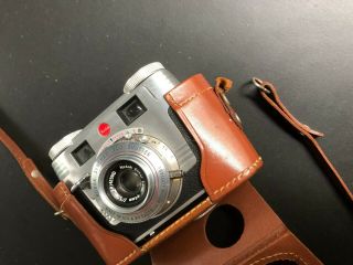 Old Vtg Kodak Signet 35 Camera W/ Case Synchro 300 Shutter Kodachrome Made In Us