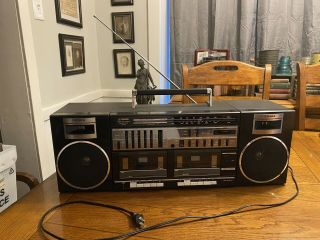 Vintage Fisher Boom Box Ghetto Blaster Stereo High Fidelity System Ph - 463 Read