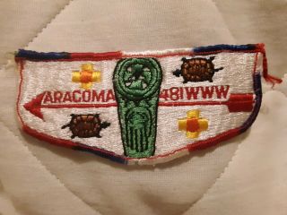 Old Vintage Order Of The Arrow Lodge 481 Aracoma Flap Patch