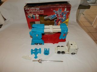 Vintage Hasbro Ultra Magnus Transformers G1 Generation 1 1984 City Commander &