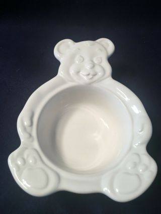 Vintage Pfaltzgraff Heritage White Teddy Bear Cereal Bowl