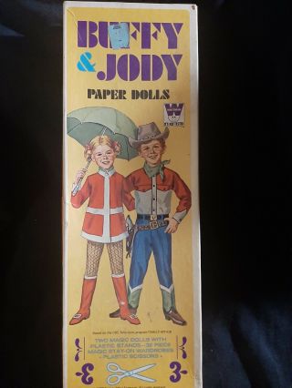 1970 Whitman & Family Affair Co.  " Buffy & Jody Paper Dolls "