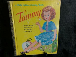 Tammy; A Little Golden Activity Book Story/paperdolls 1963 Complete