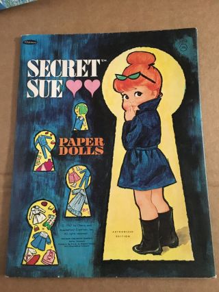 Vintage Tammy and Pepper Tammy Family Cut Outs Paper Dolls Secret Sue 3 Total 2