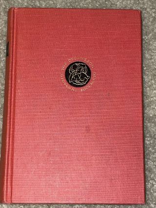 The Decameron By Giovanni Boccaccio The World Publishing Company Hardcover 1947