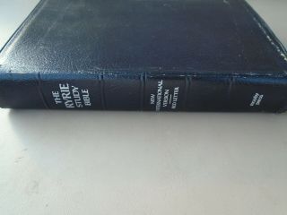 THE RYRIE STUDY BIBLE 1986 BONDED LEATHER COVER 2