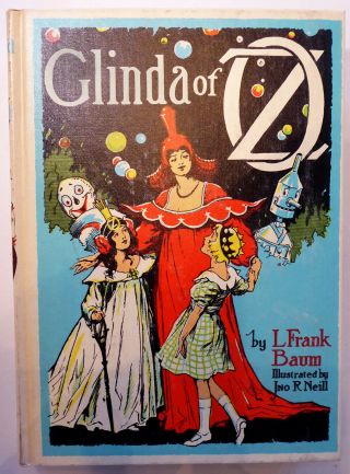 Glinda Of Oz By Baum,  L.  Frank White Cover Edition,  Printed Circa 1960s