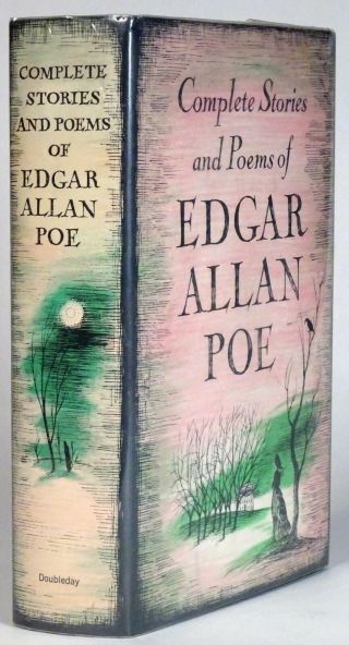 Vintage 1966 Edgar Allan Poe - Complete Stories & Poems - Hc In Dj,  Mylar