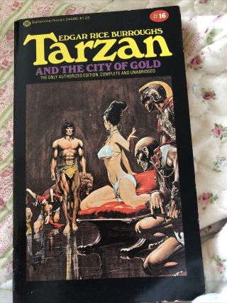 Tarzan And The City Of Gold By Burroughs,  Edgar Rice Paperback 1975