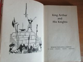 Old KING ARTHUR AND HIS KNIGHTS Book MEDIEVAL LEGEND MERLIN FAIRY TALE MYTH KING 2