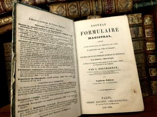 1854 Magistral Form - Hospitals And Art Of Paris With Manuscript Notes