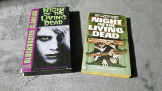 Night Of The Living Dead - Novel By John Russo (1974) 1st Print Plus Rare Vhs