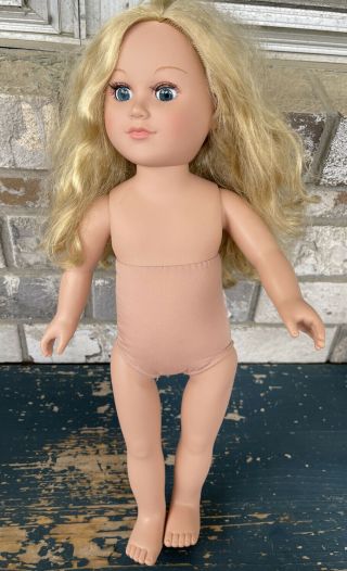 Cititoy My Life 2013 Doll Long Curly Blonde Hair & Blue Eyes - 18 " Tall