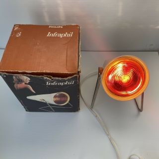 Philips Infraphil - Therapy Heat Lamp - Vintage - Boxed - -