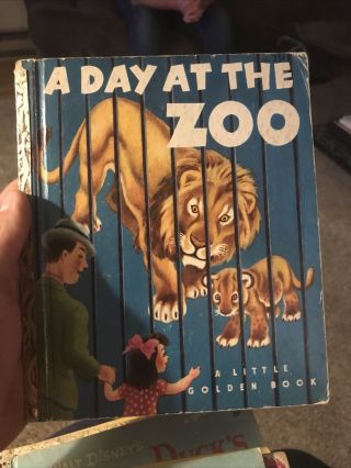 A Day At The Zoo 88 Little Golden Book 1950 Hc Tibor Gergely