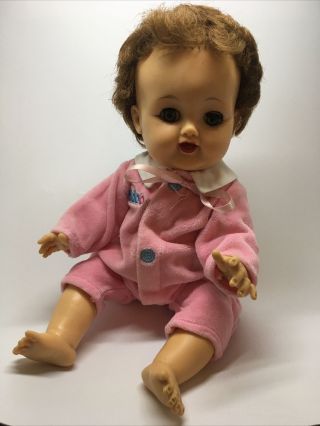 Vintage 1960’s Betsy Wetsy Doll.  Vinyl Doll.  Ideal Vw2 13 1/2 Inch Vintage 60s