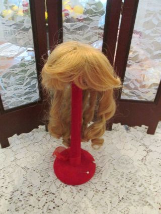 Imsco Doll Wig,  Blonde,  Size 12 - 13,  Cap Is Great