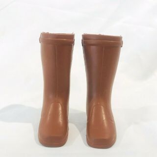 Vintage 1971 Ideal Crissy Doll Brown Boots Shoes 5335