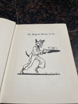 The Magical Mimics in Oz 1st Edition (1946) Jack Snow - Ozma & Glenda in Desert 3