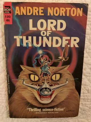 Lord Of Thunder By Andre Norton (sf) Ace Pb