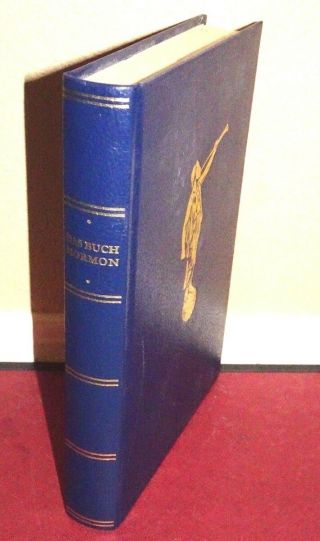 The Book Of Mormon German Translation Das Buch Mormon 1982 Lds Mormon Rare Hb