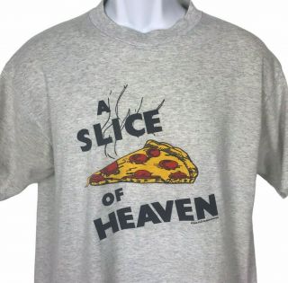 Vintage Mystic Pizza Movie Tee Large Julia Roberts A Slice Of Heaven 2 - Sided