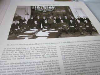 Wien Archiv 1 Geschichte 1092 Dr.  Kurt Von Schuschnigg Mit Kabinett 1938