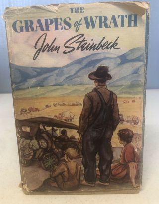 The Grapes Of Wrath John Steinbeck Hardcover Book Viking 1940 Thirteenth Print