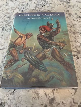 Vintage Marchers of Valhalla by Robert E.  Howard 1977 Hardcover Like 2