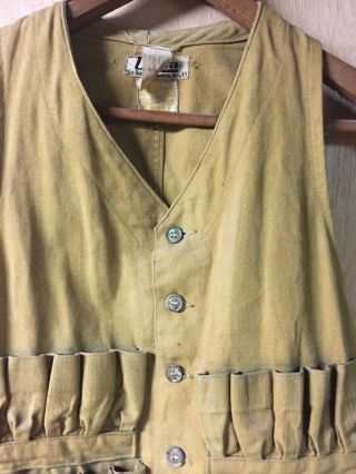 Vintage Utica Duxbak Buckle Back Hunting Vest 3