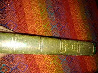 The Last Of The Barons - Bulwer - Antique Book 1843 Leather Intro by Hume 2