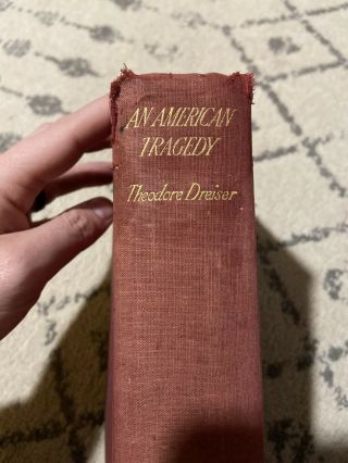 An American Tragedy By Theodore Dreiser Two Volumes In One 1926 - 1927 Vintage