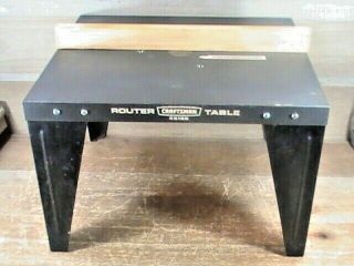 Vintage Craftsman 25168 16 - 3/4 " X 15 " X 10 - 7/8 " Router Table