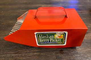 Vintage Alaskan Berry Picker Metal Scoop Comb No Longer Made