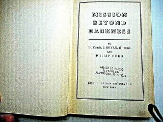 Mission Beyond Darkness Orig.  Wwii Book Uss Lexington Air Group 16 Combat