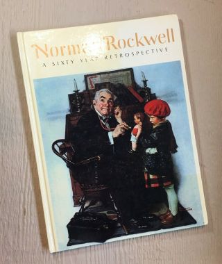 Norman Rockwell,  A Sixty Year Retrospective (1972) Thomas S.  Buechner,  Hc,  Vgc