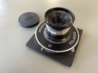 Rodenstock - Eurygon 1:4 F=35mm Lens On Polaroid Prontor Shutter Vintage