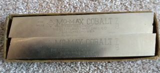 Vintage Cleveland Mo - Max Cobalt 7/8×7/8 × 6 In Long In Bottom Half Box