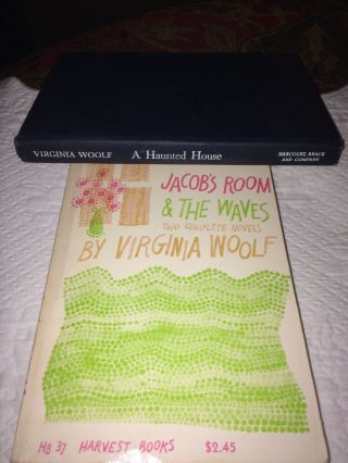 1st 1st - Virginia Woolf - A Haunted House Hc 1944,  The Waves & Jacob 
