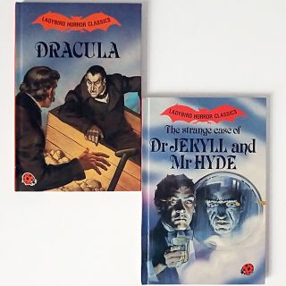 Ladybird Horror Classics: Dracula,  Jekyll & Hyde (2 X Book,  1984/86) First Ed.