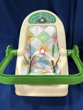 Vintage 1983 Coleco Cabbage Patch Kids Rocking Baby Doll Carrier Car Seat 3