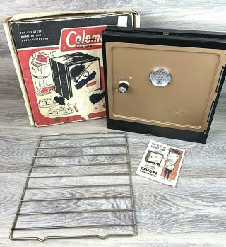 Vintage Coleman Folding Collapsible Camp Oven Stove No.  5010a700
