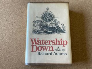 Watership Down - Richard Adams 1st First Ed 2nd Printing 1972 Hc Dj