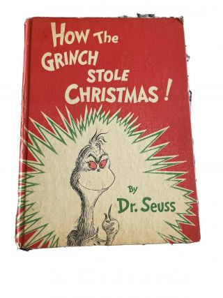 How The Grinch Stole Christmas By Dr.  Suess 1st Edition Book 1957